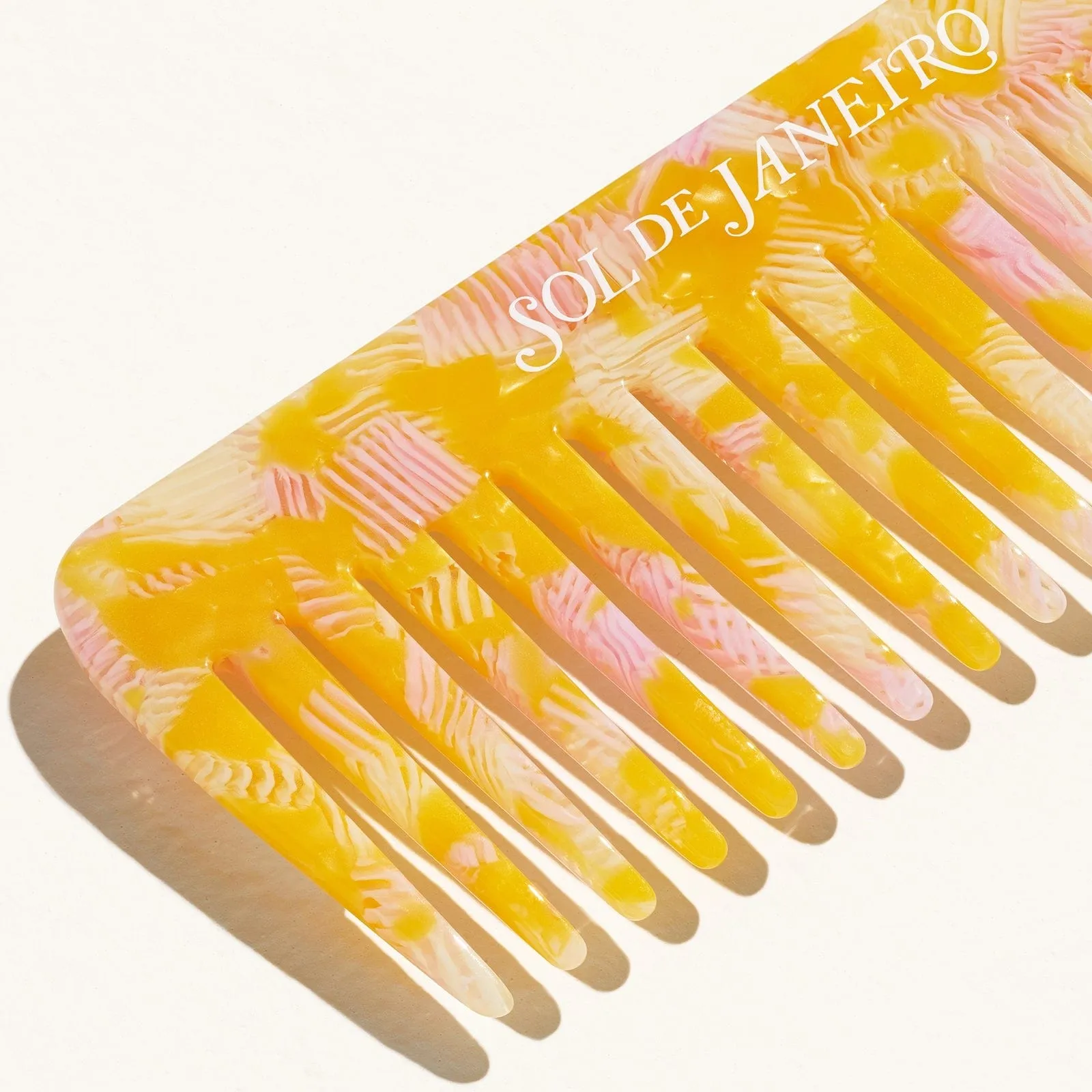 SOL Yellow Wide Tooth Comb | Online Exclusive, Limited Edition - Image 2