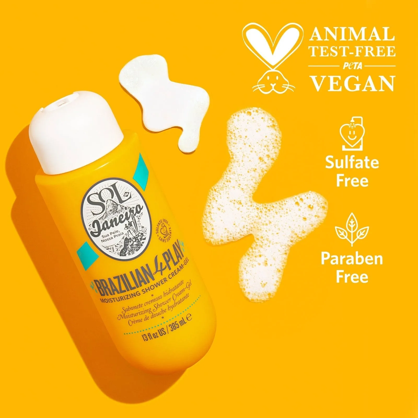 Brazilian Play Moisturizing Shower Cream-Gel - Image 8
